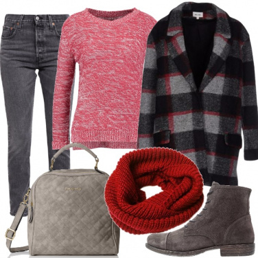 Outfit Cappotto a quadri