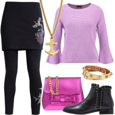 Outfit Bella in leggings