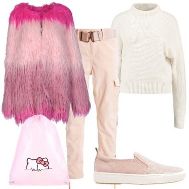 Outfit Sfumature rosa