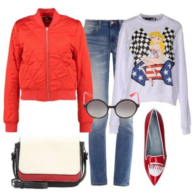 Outfit Una donna fumetto