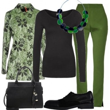Outfit A tutto verde