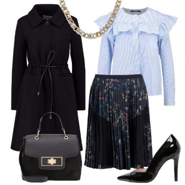 Outfit Volants e plissé