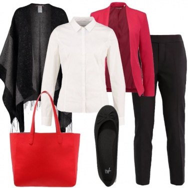 Outfit Un tocco di rosso