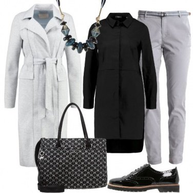 Outfit Una collana e in ufficio