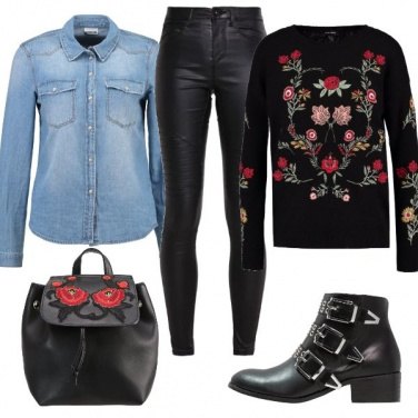 Outfit Pomeriggio in nero
