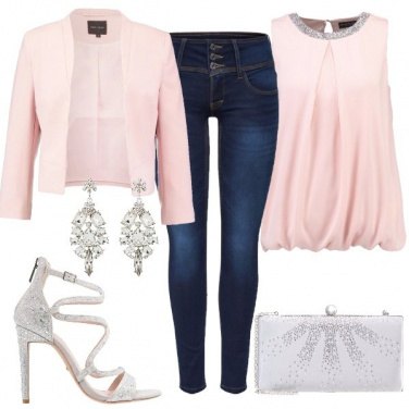 Outfit Raffinata in jeans