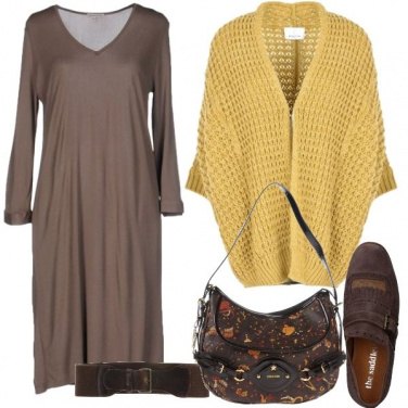 Outfit Vestito e cardigan