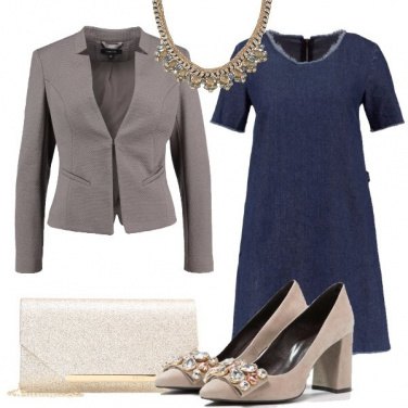 Outfit Denim e oro