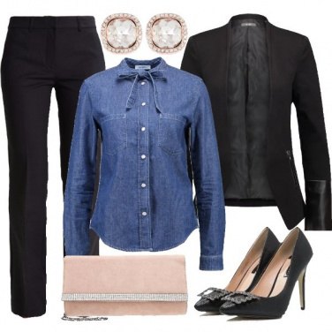 Outfit Camicia in denim