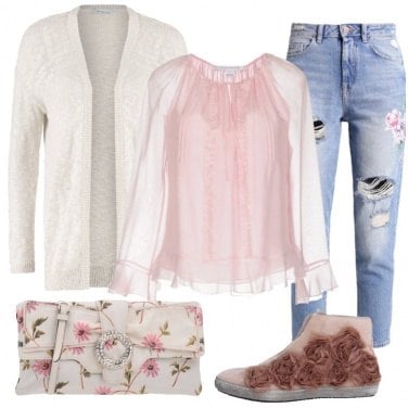 Outfit Una romantica in jeans
