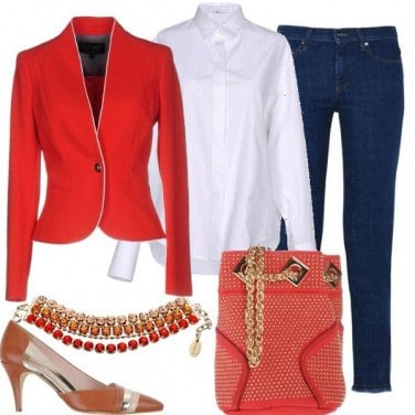 Outfit Rosso alla ribalta
