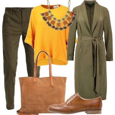 Outfit Calda ambra