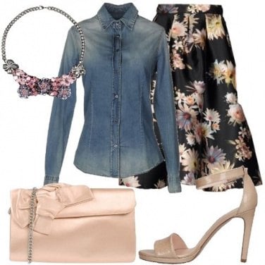 Outfit Chic anche in denim