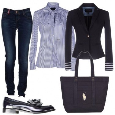 Outfit La camicia col fiocco