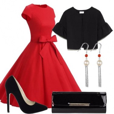 Outfit Una serata in rosso