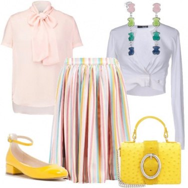 Outfit Colorata in ufficio