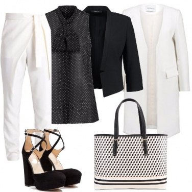 Outfit Intramontabile bianco e nero