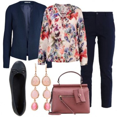 Outfit Fiori anche in ufficio