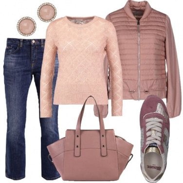 Outfit Sfumature di rosa
