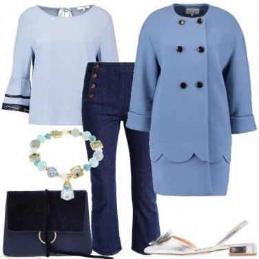 Outfit Azzurro il pomeriggio
