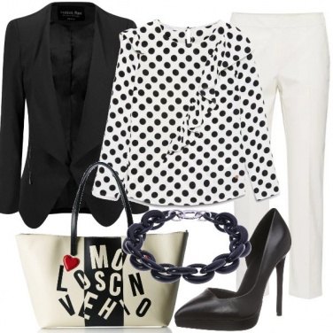 Outfit Il classico bianco e nero