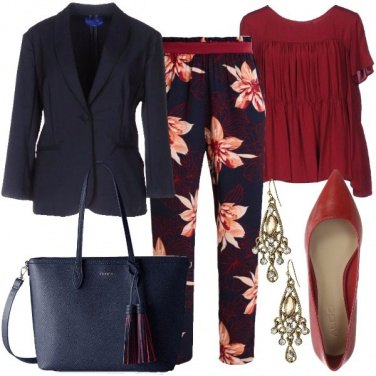 Outfit Fiori tropicali