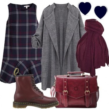 Outfit Collegiale un po\' rock