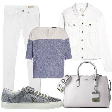 Outfit Pantalone bianco