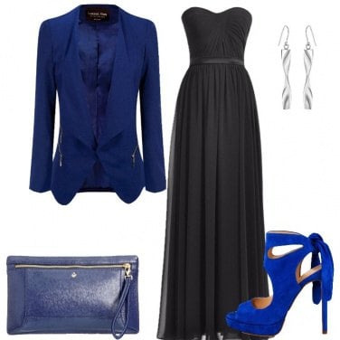 Outfit Una diva in blu