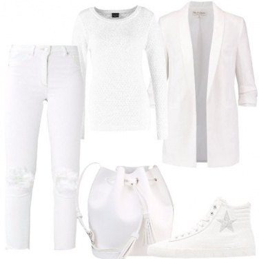Outfit Comoda in bianco
