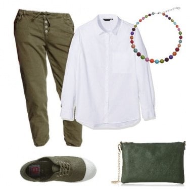 Outfit Verde come le foglie