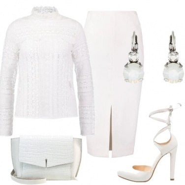 Outfit Una cerimonia in bianco