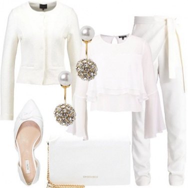 Outfit Chic in bianco