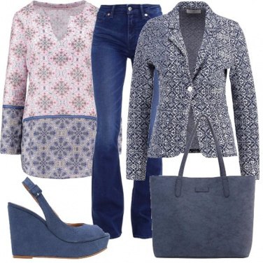 Outfit La tunica floreale