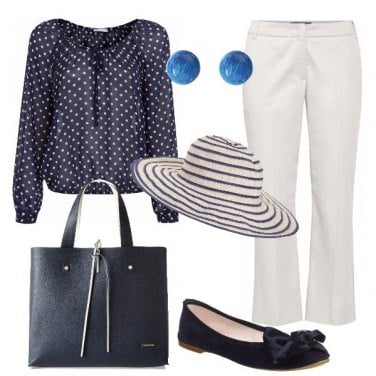 Outfit A pois per tutte le taglie