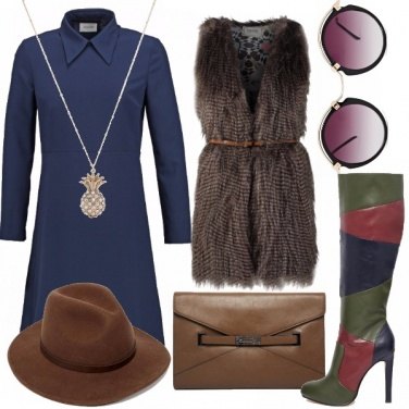 Outfit Patchwork boots