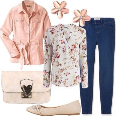 Outfit Pesco in fiore