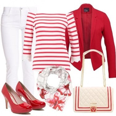 Outfit Un mix and match in stile marinaro