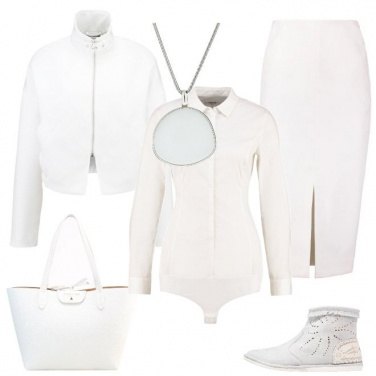 Outfit Rigorosamente in bianco