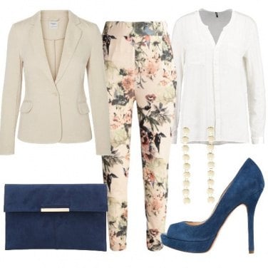 Outfit Pantalone floreale