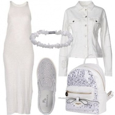 Outfit Bianco brillante