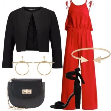 Outfit La tuta rossa
