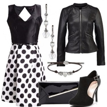 Outfit Party a pois