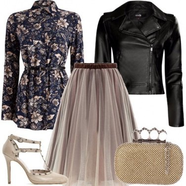 Outfit Uno stile rock per una romantica