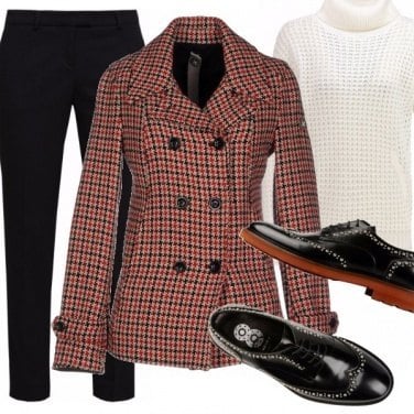 Outfit Stringate e caban