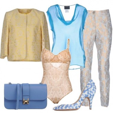 Outfit Fiori e damascati
