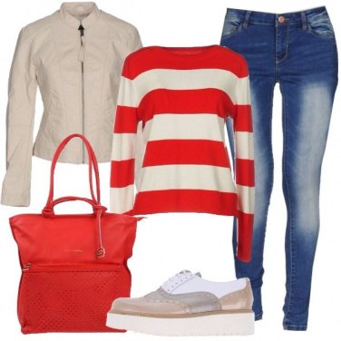 Outfit Primavera in rosso