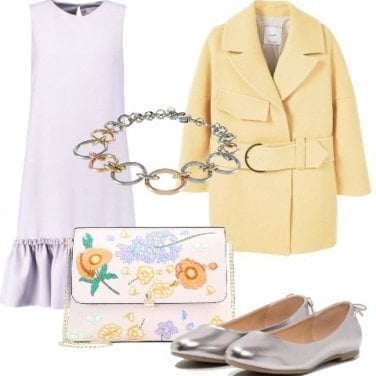 Outfit Chic in lilla