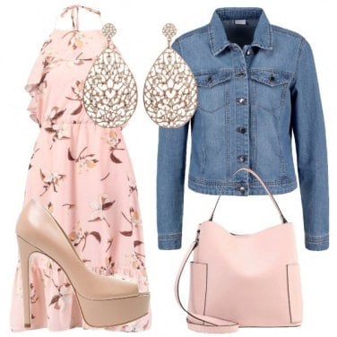 Outfit Fiori nel rosa