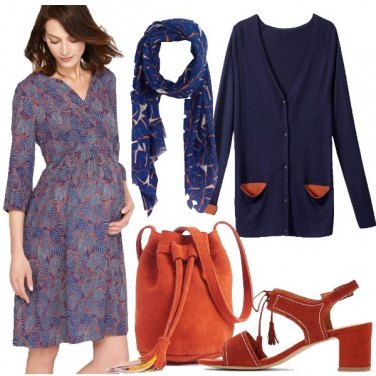 Outfit Elegante in dolce attesa